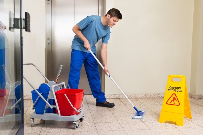 hiring the cleaning service
