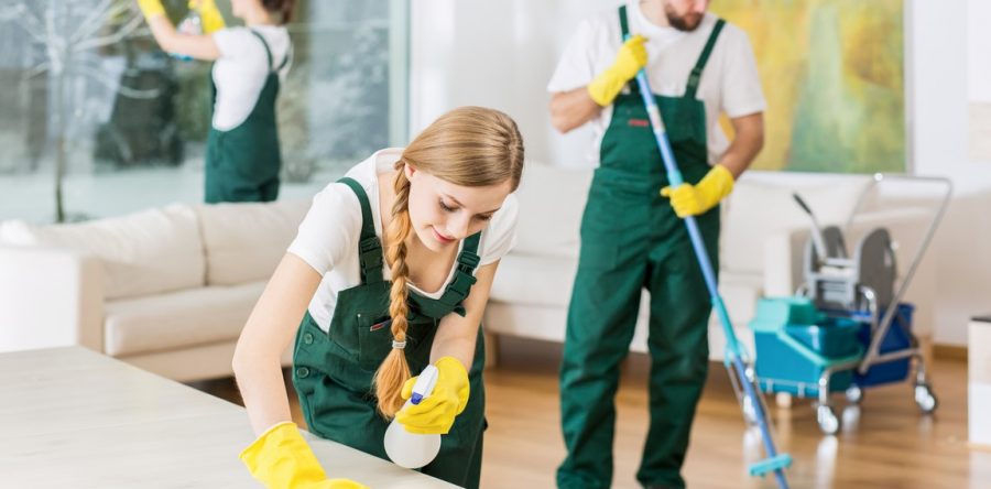 hiring the cleaning service